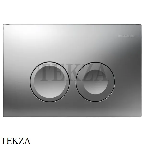 Geberit Delta21 Клавиша смыва, пластик 115.125.46.5, хром матовый, для бачка UP100