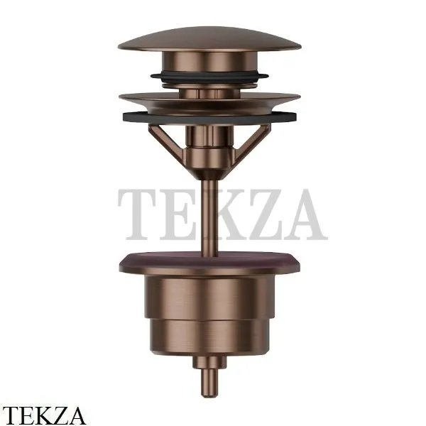 Newform Донный клапан для раковины нажимной clic-clac 230.59.067, PVD Br. Copper Bronze