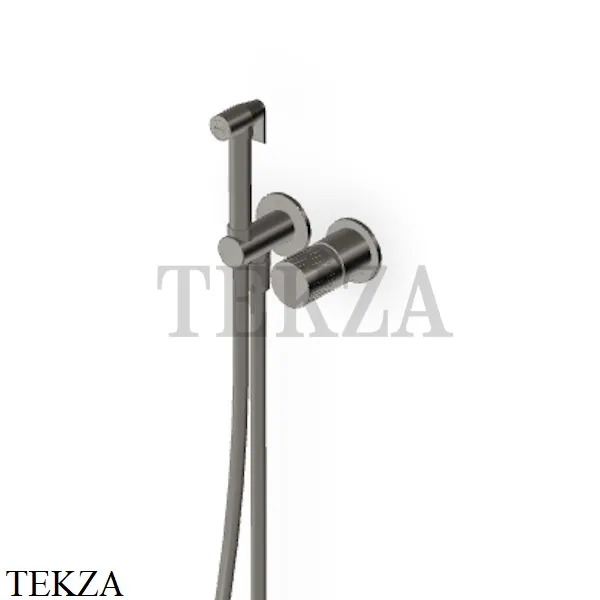 Zucchetti Todd Гигиенический душ с отдельным смесителем ZTD417.C51, brushed metal black