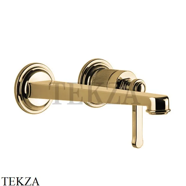 Gessi VENTI20 Смеситель для раковины средний, внешняя часть 65089-727, Brushed Brass