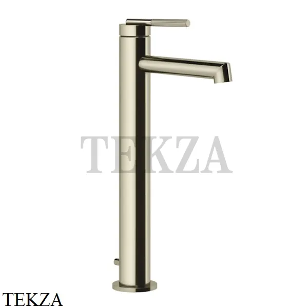 Gessi INGRANAGGIO Смеситель для раковины высокий, с донным клапаном 63503-720, Nickel PVD