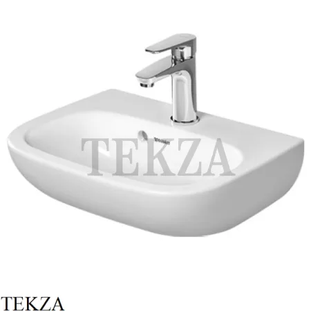 Duravit D-Code Раковина подвесная, с переливом 07054500002, белый глянец