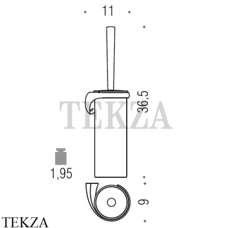 Colombo Link Ёршик туалетный подвесной B2407D.CR, хром глянец