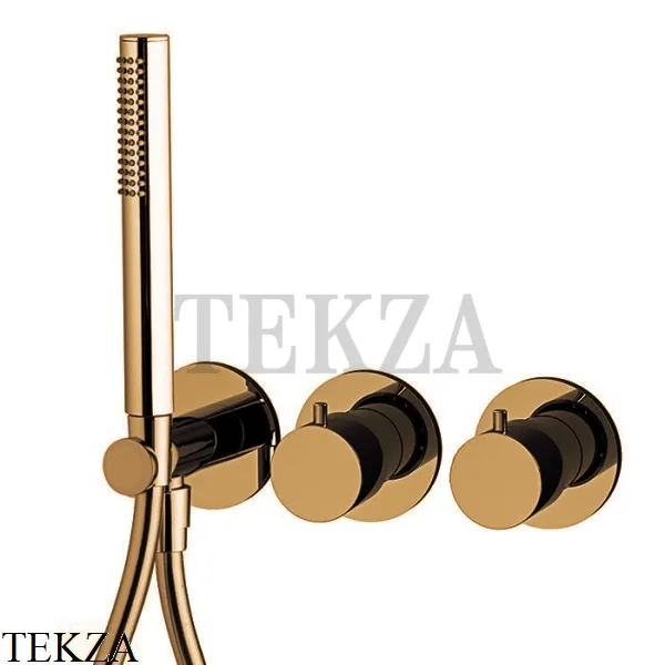 FIMA Carlo Frattini Spillo UP Термостат для душа с гарнитуром F3149WX9ZS, Brushed Amber Bronze