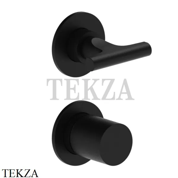 Fantini Sailing Смеситель для душа, на 2 потока, внешняя часть 67S1J085B, Deep Black