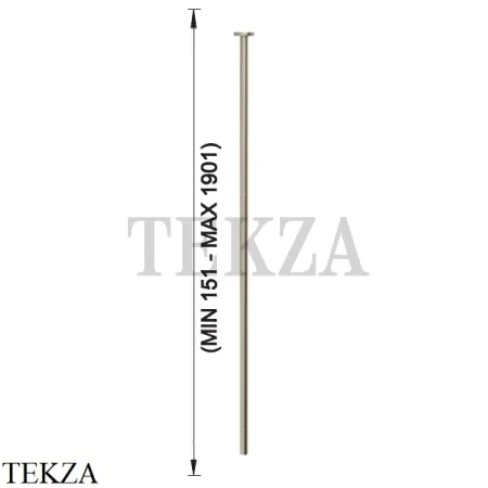 Gessi Ingranaggio-Anello Излив для раковины потолочный, под размер 63499-149, Finox Brushed Nickel