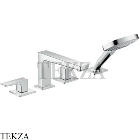 Hansgrohe Metropol Смеситель на борт ванны на 4 отверстия, внешняя часть 32553000, хром глянец