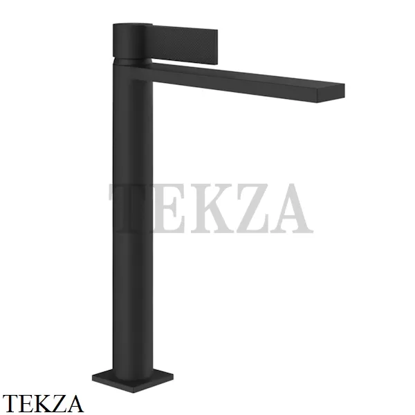 Gessi Inverso Diamantato Смеситель для раковины высокий, с донным клапаном 73653-299, Matte Black