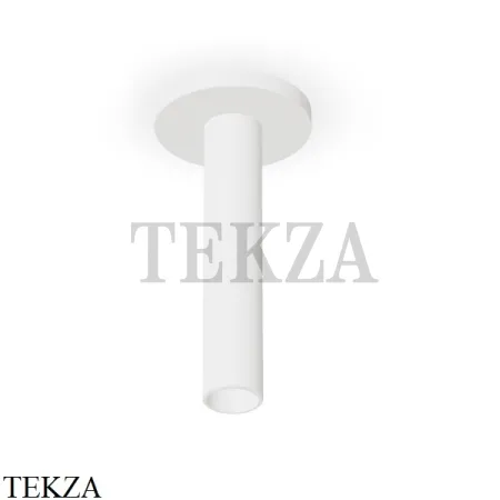 Zucchetti Кронштейн потолочный 10 см для верхней лейки Z93026.W1, bianco opaco goffrato