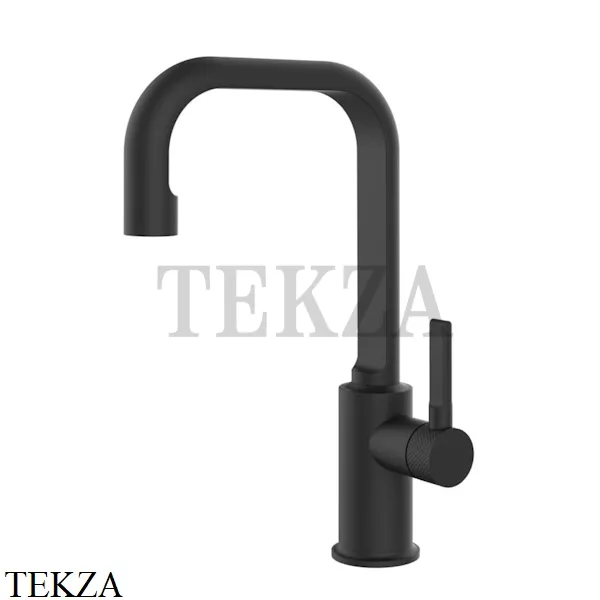 Gessi INCISO Смеситель для раковины высокий, ручка сбоку, без гарнитура 58006-299, Black XL