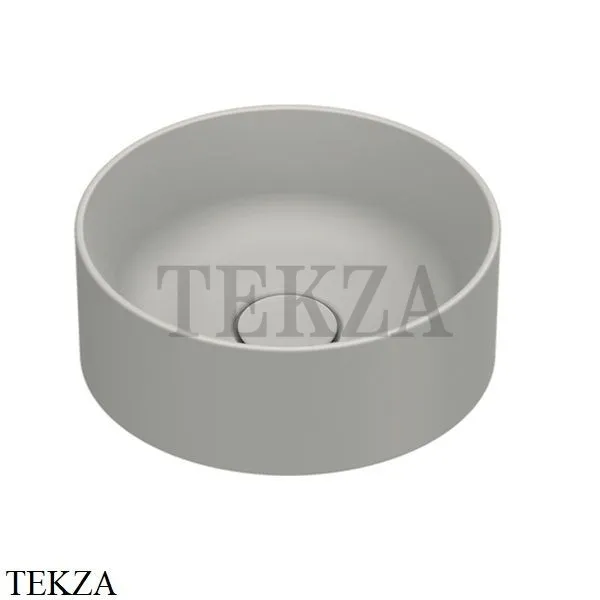 Catalano Zero Раковина накладная D32 см, без перелива 0122320023, цемент матовый