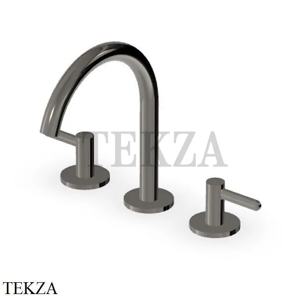 Zucchetti Isy22 Смеситель для раковины средний, без гарнитура ZIS3340.C50, metal black