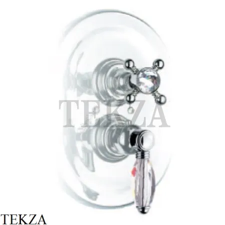Nicolazzi HALF DOME CRYSTAL Термостат для душа, 1 поток, внешняя часть, 4909CR93, хром глянец