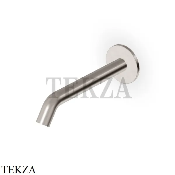 Zucchetti Gill Излив для ванны 175 мм настенный монтаж Z92223.C3, brushed nickel