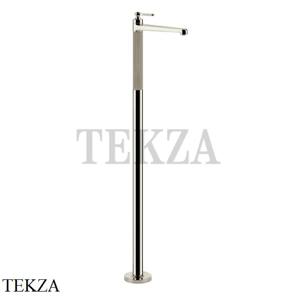 Gessi VENTI20 Смеситель для раковины напольный 65095-149, Finox Brushed Nickel