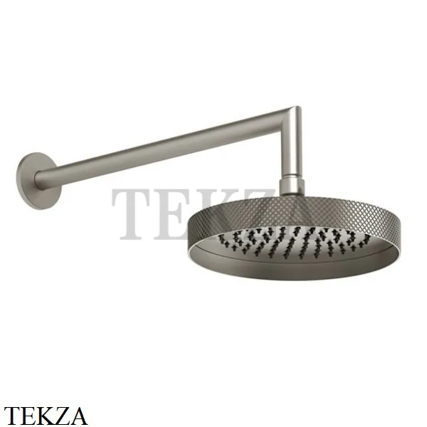 Gessi ANELLO Верхняя лейка с кронштейном D21,8 см 63448-149, Finox Brushed Nickel