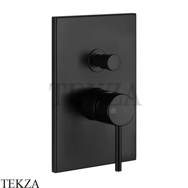 Gessi Emporio Via Tortona Смеситель для душа на 2 потока, внешняя часть 44664-299, Black XL