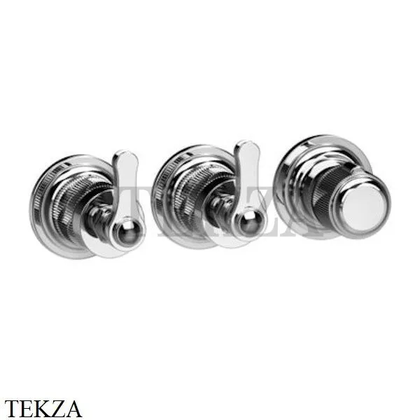 Gessi VENTI20 Термостат для душа, 2 потока, внешняя часть 65334-031, хром глянец