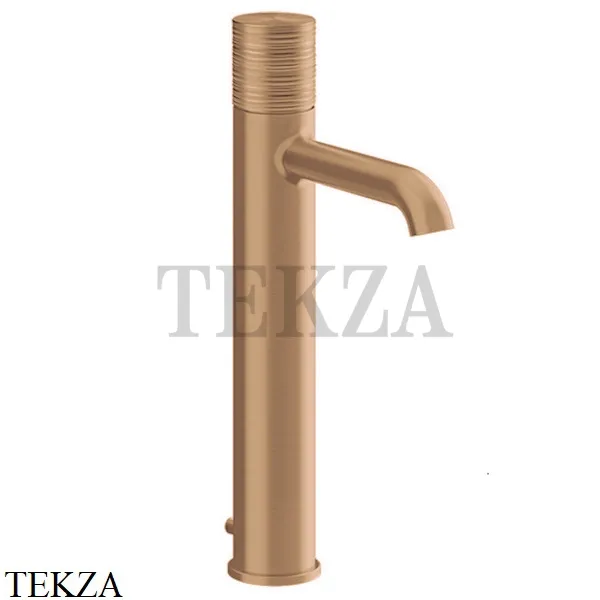 Gessi Habito TRAME Смеситель для раковины высокий, с донным клапаном 70303-726, Warm Bronze Br