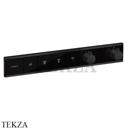 Hansgrohe RainSelect Термостатический модуль, 4 потока, внешняя часть 15382670, черный матовый