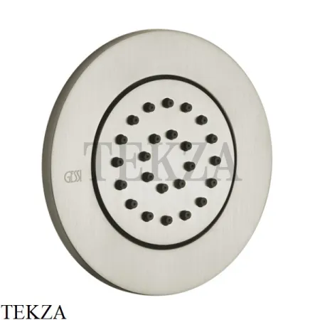 Gessi INCISO SHOWER Боковая форсунка поворотная, внешняя часть 32982#149, Finox Brushed Nickel