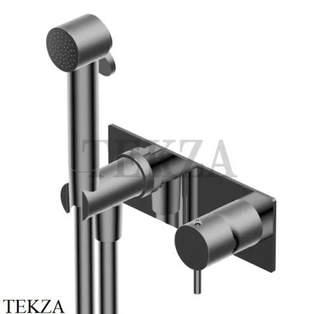 Ritmonio Complementi Гигиенический душ со смесителем 7ANB101 BLX, Brushed Black Chrome