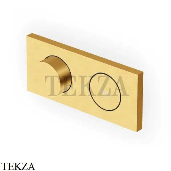Zucchetti Hoop Термостат для душа на 1 поток, внешняя часть ZHO781.C41, brushed gold