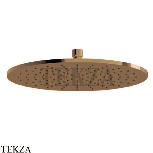 Newform Верхняя круглая лейка D300, без кронштейна 26534.31.023, Brushed bronze