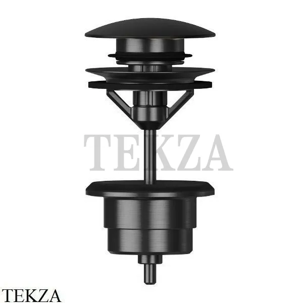 Newform Донный клапан для раковины нажимной clic-clac 230.M0.077, Carbon satin