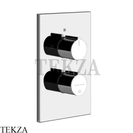 Gessi Emporio Via Manzoni Термостат для душа на 2 выхода, внешняя часть 38794-031, хром глянец