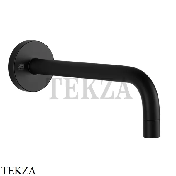 Gessi Emporio Via Tortona Излив для раковины длинный 23 см 38783-299, Black XL