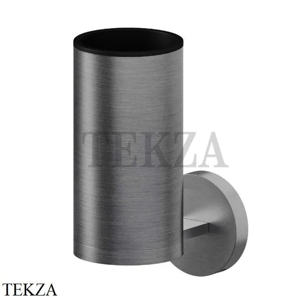 Newform X-Steel 316 Станкан настенный с держателем, сталь 73204X.59.064, PVD Brushed gun metal