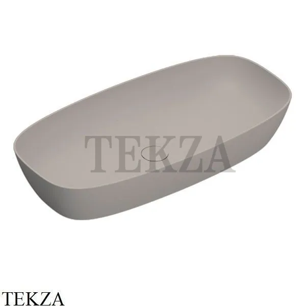 Catalano Alvea Раковина накладная, без перелива 80 см 0622800032, Tortora Satinato