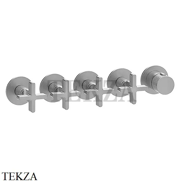 Gessi INCISO SHOWER Термостатический смеситель, 4 потока, внешняя часть 58438-031, хром глянец