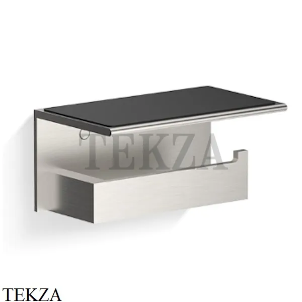 Decor Walther CONTRACT TPH4 Держатель туалетной бумаги с полкой 0654177, сталь-черный