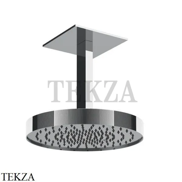 Gessi Inverso RIGATO Верхняя душевая лейка с кронштейном 30 см 63572-031, хром глянец