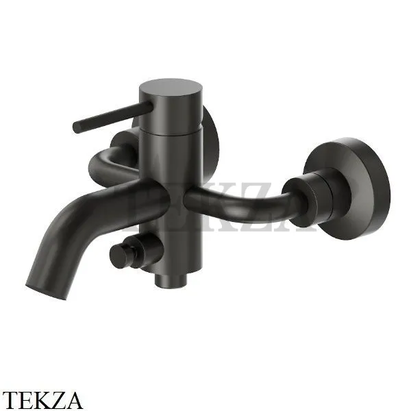 Newform XT Смеситель для ванны с изливом, без гарнитура, 4240.M0.077, Carbon satin
