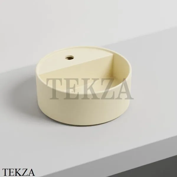 Cielo Theo Mini Round Раковина накладная с 1 отв. и без отв., без перелива LPLATFG CN, Canapa