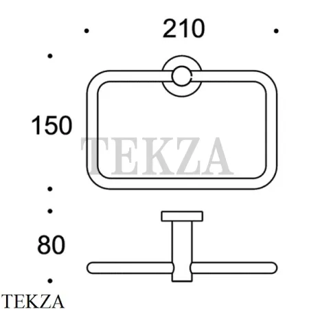 Colombo Plus Полотенцедержатель кольцо W4931.CR, хром глянец