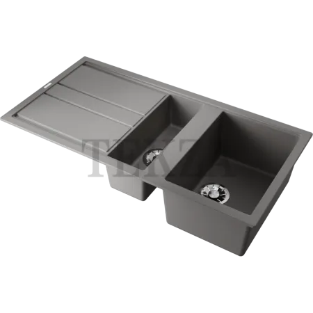 Omoikiri Kitagawa 100-2 Кухонная мойка Artceramic две чаши 4993804 leningrad grey