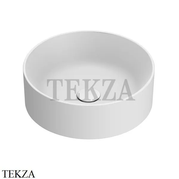 Catalano Zero Раковина накладная D40 см, без перелива 0123400021, белый матовый