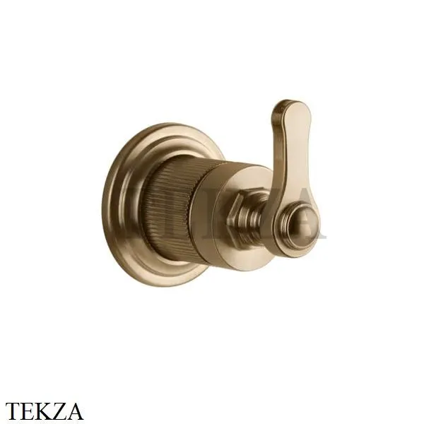 Gessi VENTI20 Вентиль запорный, 1 поток, внешняя часть 65247-726, Warm Bronze Br. PVD