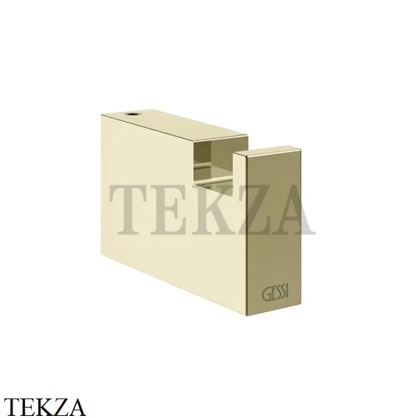 Gessi Rettangolo Крючок для халата и полотенец 20921-710, Brass PVD