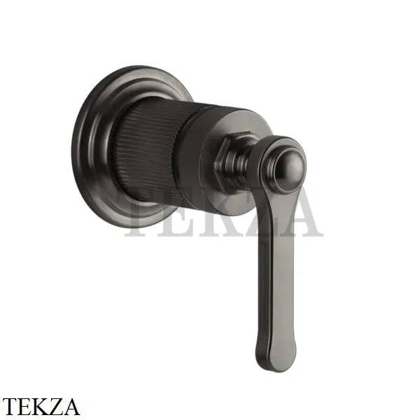 Gessi VENTI20 Смеситель для душа, 1 поток, внешняя часть 65131-707, Black Metal Brushed