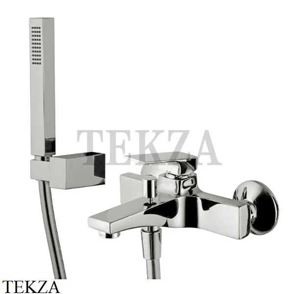 FIMA Carlo Frattini FIT Смеситель для ванны с гарнитуром, F3384SN Brushed nickel