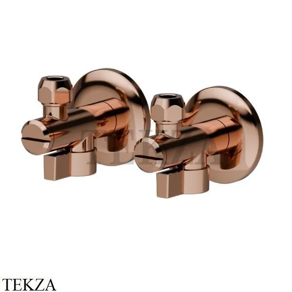 Newform Шаровой кран с фильтром 1/2 дюйма (пара), 125.58.061, PVD Copper Bronze