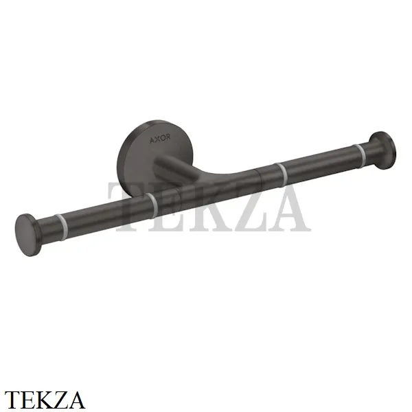 Axor Universal Circular Бумагодержатель двойной 42857340, Brushed Black Chrome