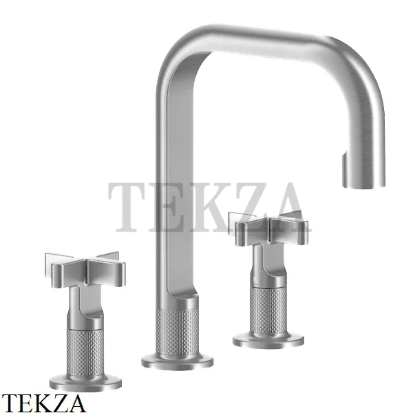Gessi INCISO+ Смеситель для раковины, 3 отверстия, средний, без гарнитура 58114-031, хром глянец