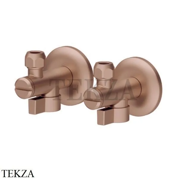 Newform Шаровой кран с фильтром 1/2 дюйма (пара), 125.M0.072, Copper satin