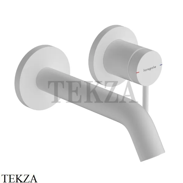 Hansgrohe Tecturis S Смеситель для раковины однорычажный, внешняя часть 73350700, белый матовый